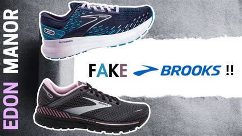 how to spot fake brooks shoes